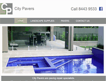 Tablet Screenshot of citypavers.com.au